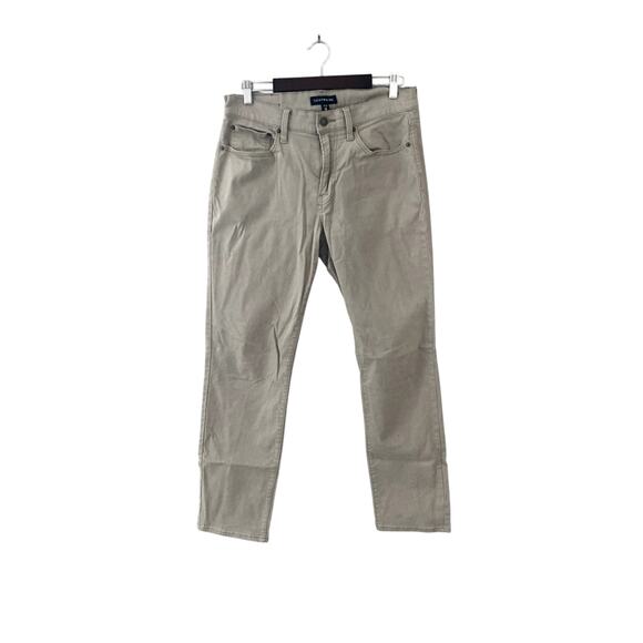 Lucky Brand Other - Lucky Brand 121 Slim Straight Leg Pants Khaki Tan 33 x 30